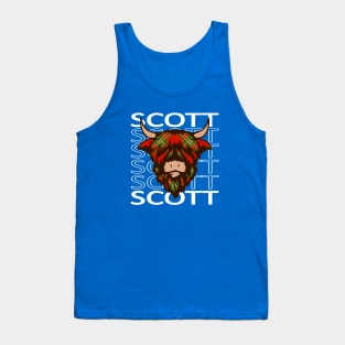 Clan Scott - Hairy Coo Tank Top